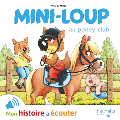 Mini-Loup au poney club