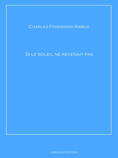 Si le soleil ne revenait pas