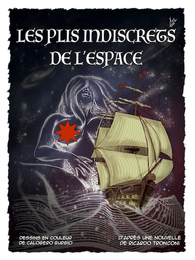 Les plis indiscrets de l'espace - bande dessinée en couleur et nouvelle