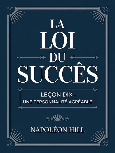 LA LOI DU SUCCÈS Leçon dix - UNE PERSONNALITÉ AGRÉABLE (traduit)