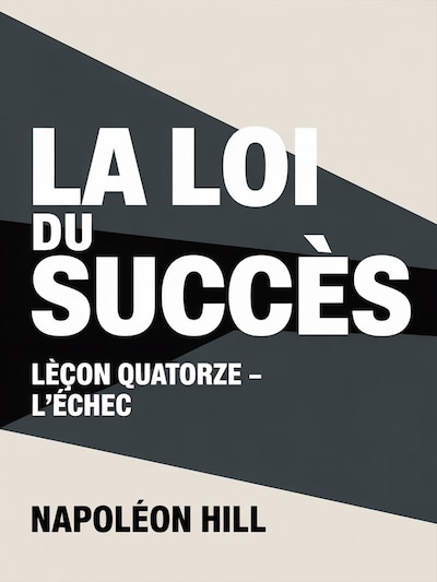 LA LOI DU SUCCÈS Leçon quatorze – L'ÉCHEC (traduit)